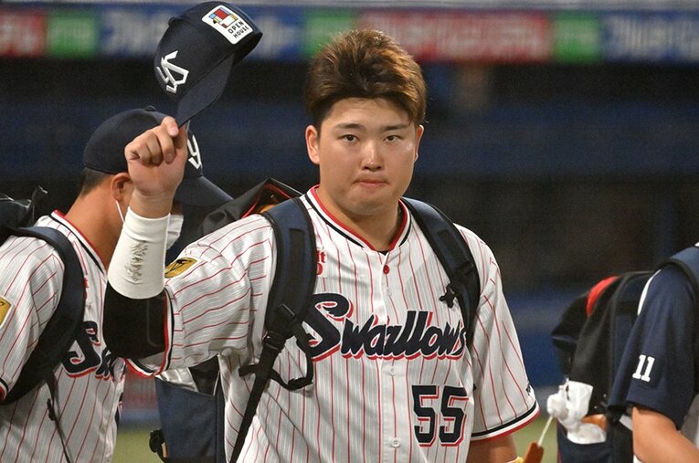 55本塁打を放ち、三冠王も視野に入る村上宗隆。打撃タイトルホルダー視点で見るすごさとは？　©Hideki Sugiyama