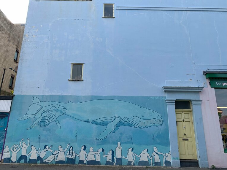 オシャレなブライトンの町並み　©Yoichi Igawa　