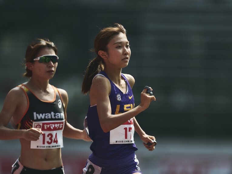 日本選手権での澤田　©Yuki Suenaga