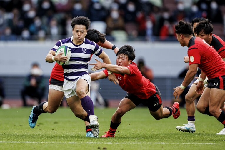 明治大WTB石田吉平（2022年1月）©︎Kiichi Matsumoto