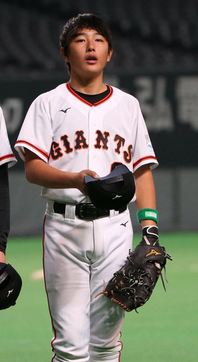 2017年のNPB12球団ジュニアトーナメントで撮影。当時小学6年の清原勝児　©Sankei Shimbun
