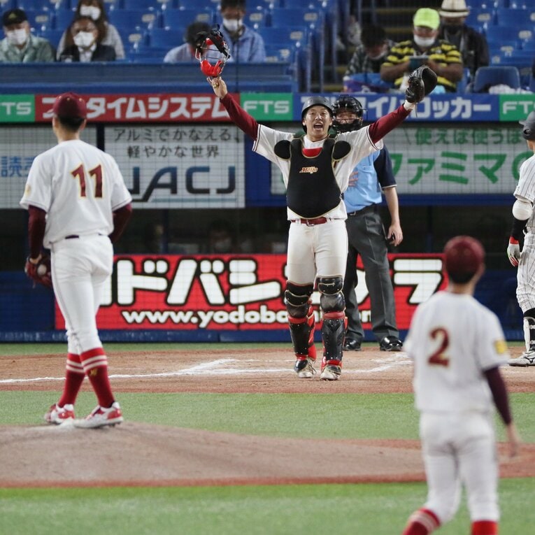 名城大・野口泰司捕手 ©JIJI PRESS