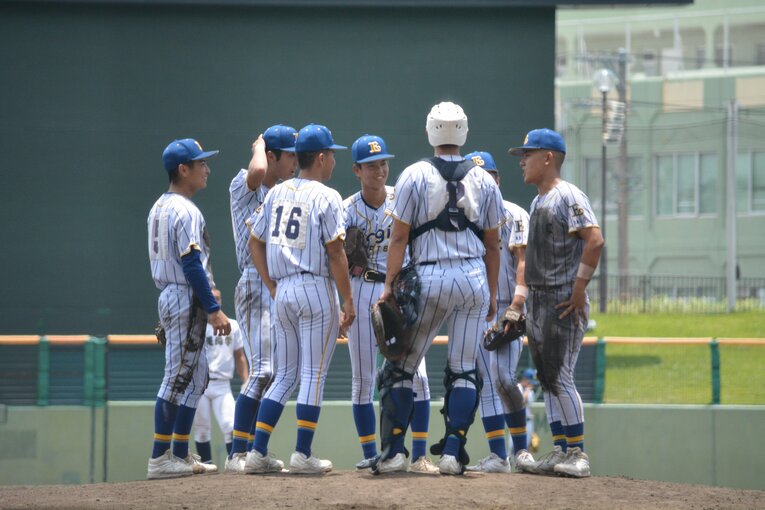 沖縄尚学vs.エナジック。全国高校野球選手権・沖縄大会決勝　©Takarin Matsunaga