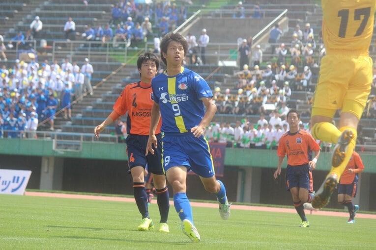 鹿児島城西高校時代の岩元颯オリビエ ©︎Takahito Ando