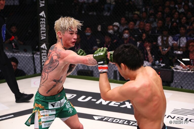 『RIZIN LANDMARK 5』斎藤裕vs平本蓮　©RIZIN FF