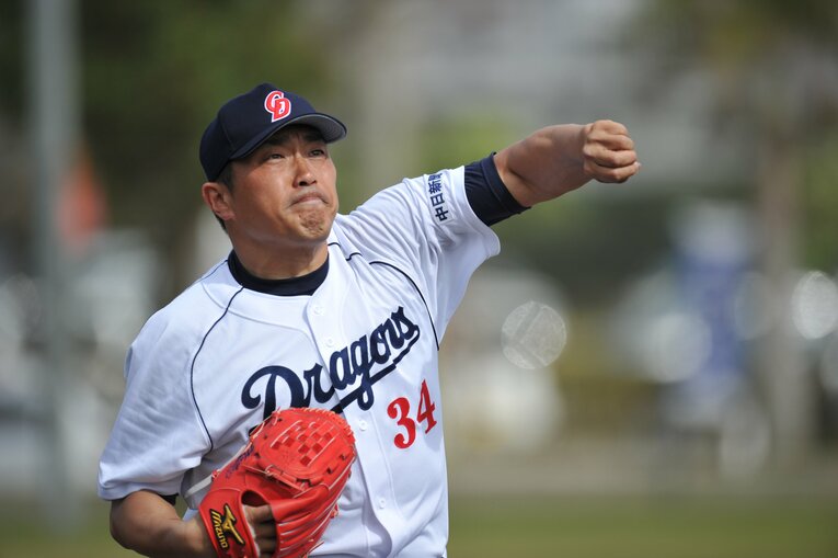 現役時代の山本昌　©BUNGEISHUNJU