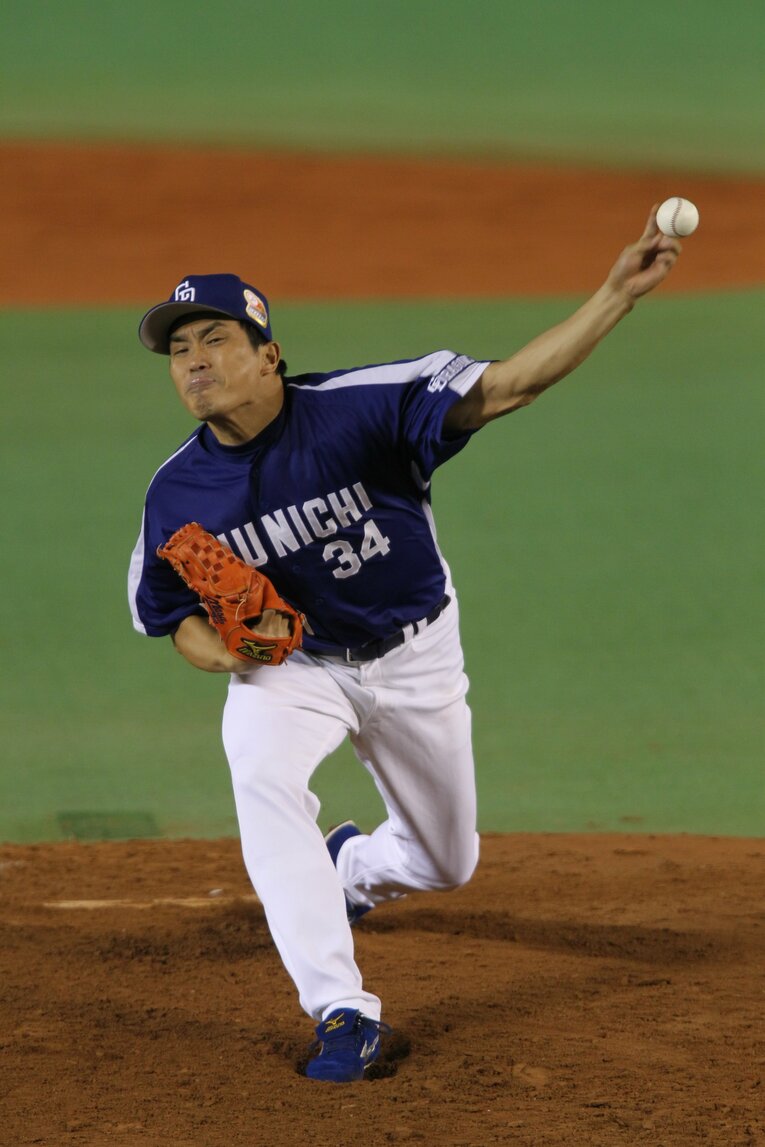 現役時代の山本昌　©BUNGEISHUNJU