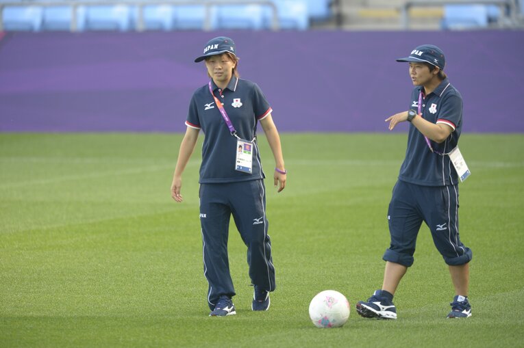 宮間あや、大野忍（2012年ロンドン五輪）©︎JMPA