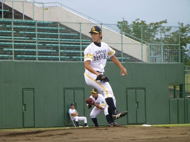 現役時代の笠原　©Kotaro Tajiri