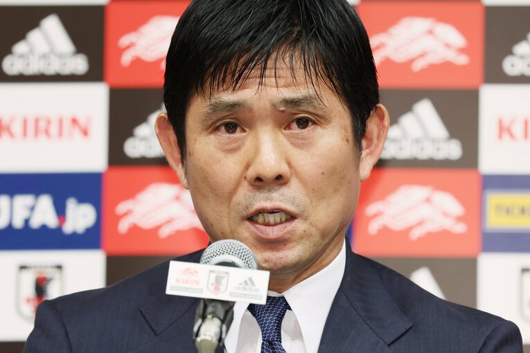 2026年W杯まで日本代表を指揮することを発表した森保一監督　©︎JIJI PRESS