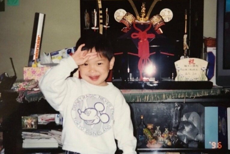 山内晶大の幼少期　（写真/母・純子さん提供）