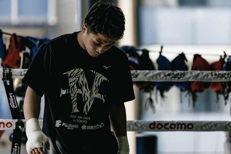 井上尚弥の公開練習　©Kiichi Matsumoto