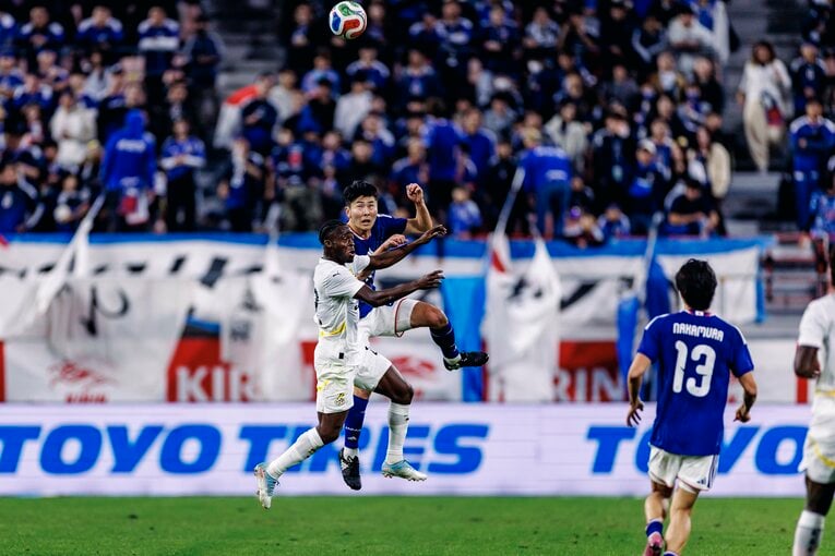 鈴木淳之介はガーナ戦でも好守を見せた　©Kiichi Matsumoto