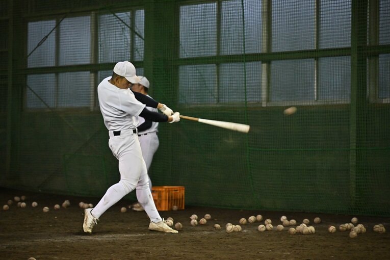 大阪桐蔭の練習風景（2022年）　©︎Hideki Sugiyama