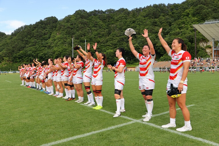 2022年7月24日、釜石で行われた南アフリカ戦　©︎JRFU