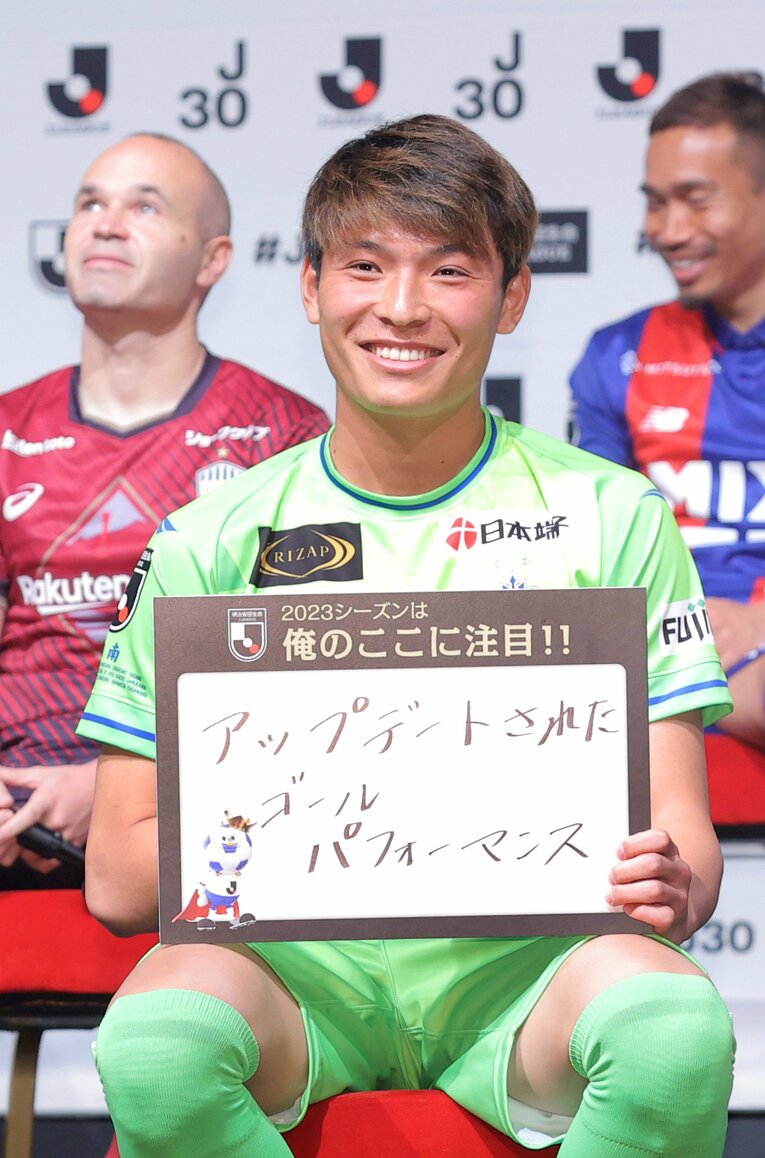 開幕前のイベントにて　©JIJI PRESS