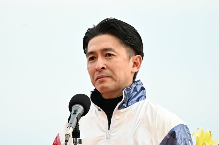 インタビュー中、感極まる場面も　©Keiji Ishikawa