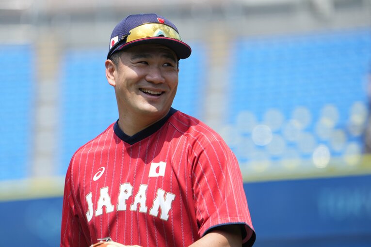 東京五輪で金メダル獲得に貢献するなど、国際舞台の経験豊かな田中将大も選外に ©JMPA