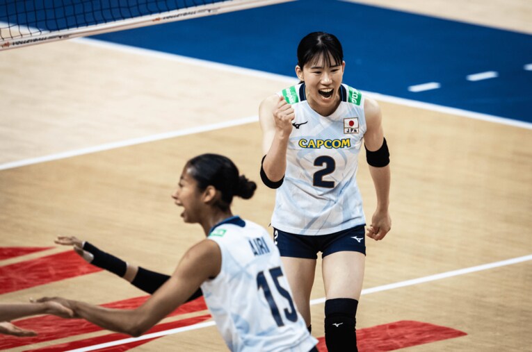 林琴奈（VNLドイツ戦）©︎Volleyball World