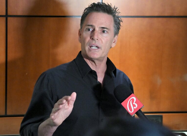 大谷の代理人を務めるネズ・バレロ氏　©JIJI PRESS