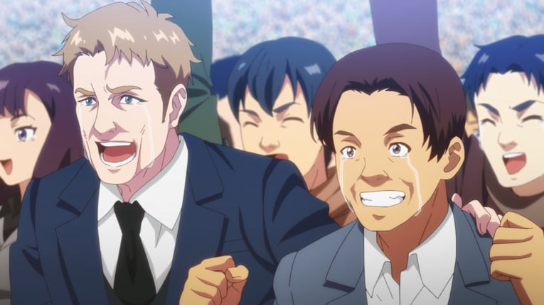 観客たち　©2023 アニメ「ウマ娘 プリティーダービー Season 3」製作委員会