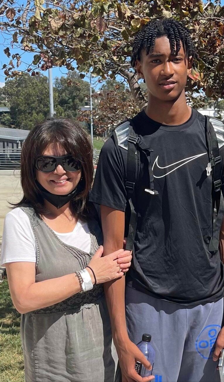 タージと祖母・由布子さん　（写真／家族提供）