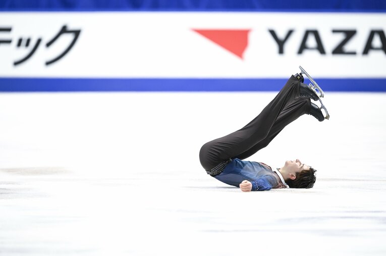 演技をやり切って大の字になる中田　©︎Asami Enomoto