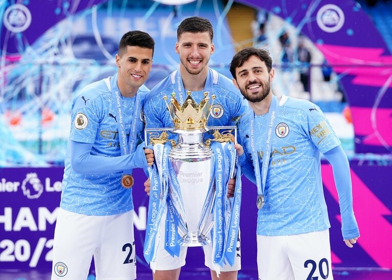 今季のMVPに輝いたルベン・ディアスをはじめ、近年のプレミアではポルトガル人選手の活躍が目立つ©Getty Images