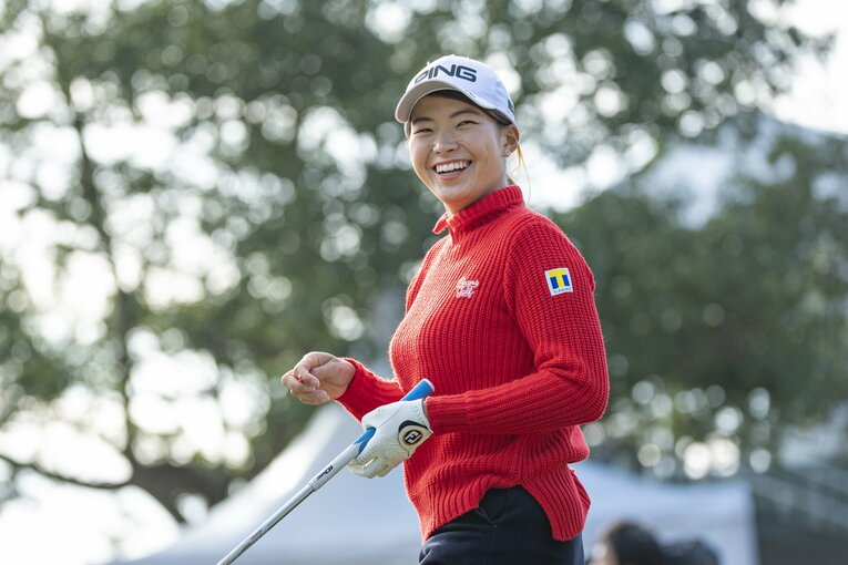 渋野日向子、石川遼（2019年 日立3ツアーズ選手権）©︎Takuya Sugiyama