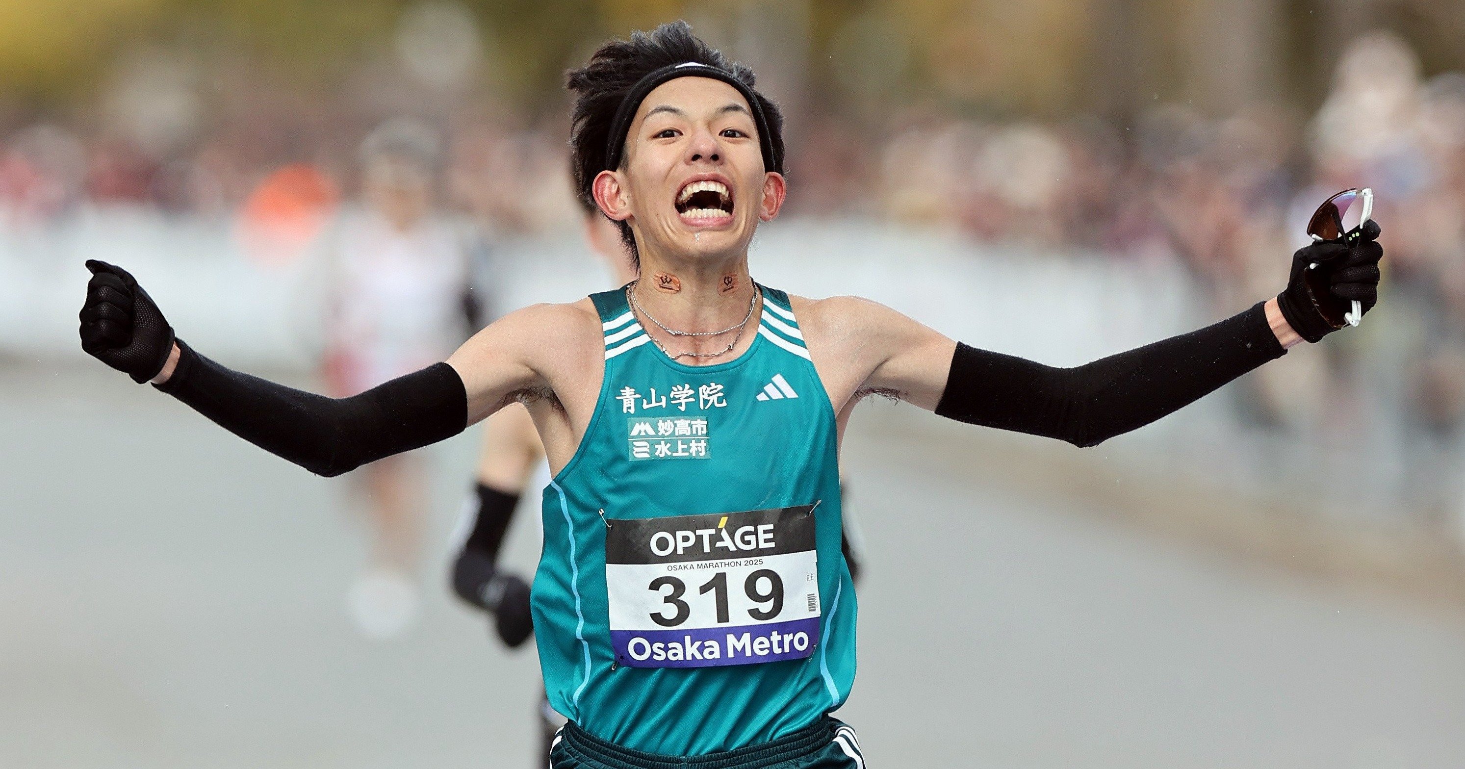朝田 大阪マラソン：青学大・黒田朝日が2時間6分5秒で学生新記録達成…箱根