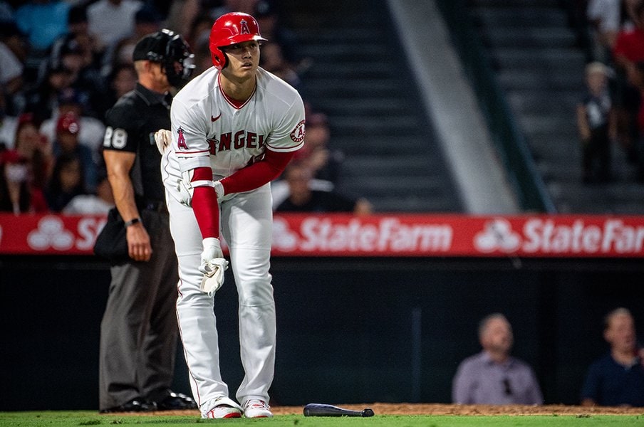 大谷翔平が「イチロー以来の最多敬遠」に? 貧打エンゼルスの悲哀もホームラン王への朗報は…《3戦11四球はMLB記録》<Number Web> photograph by Nanae Suzuki