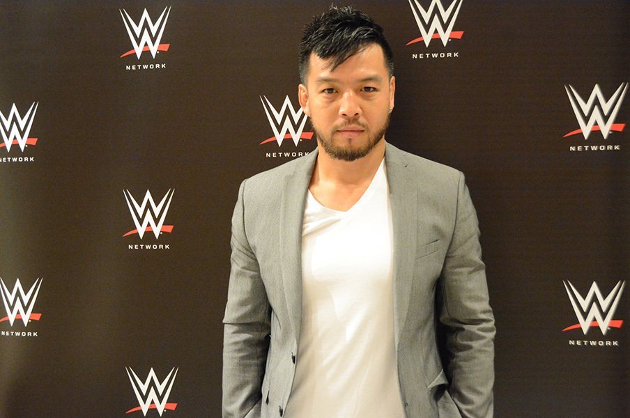 WWEで初凱旋のヒデオ・イタミ。無効試合に感じた苦悩と試行錯誤。<Number Web> photograph by Norihiro Hashimoto