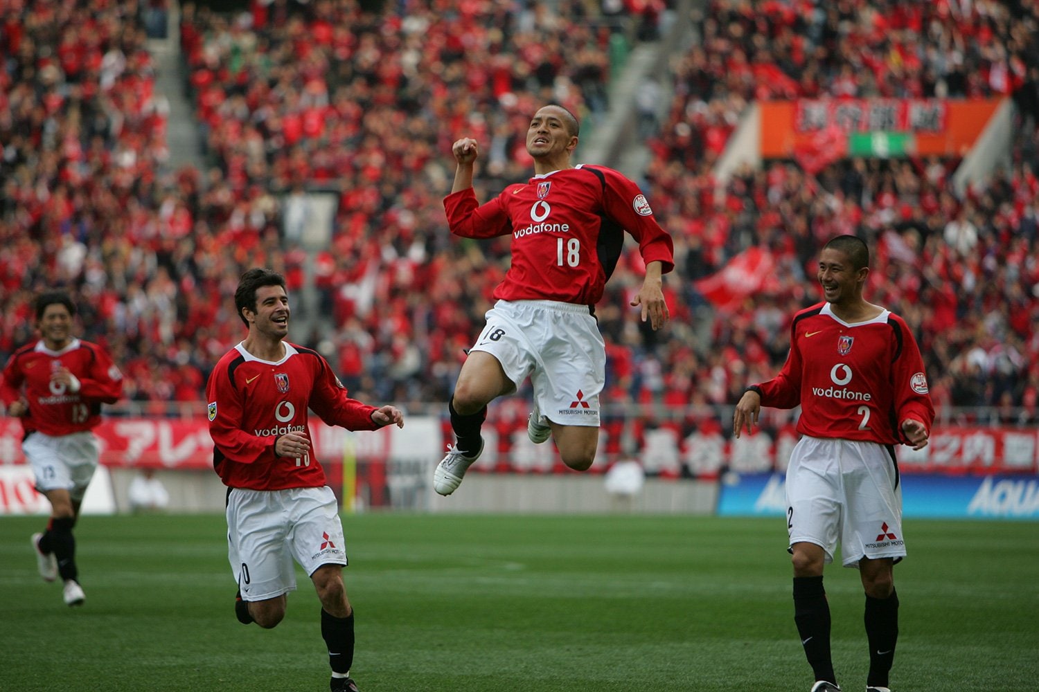 2006年に浦和レッズに復帰すると、チームのリーグ初制覇に貢献 ©J.LEAGUE