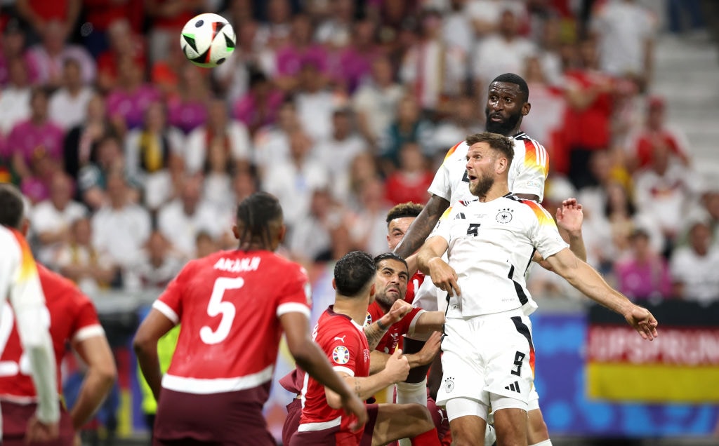 スイス戦、ゴールを決めたフュルクルク　©Getty Images