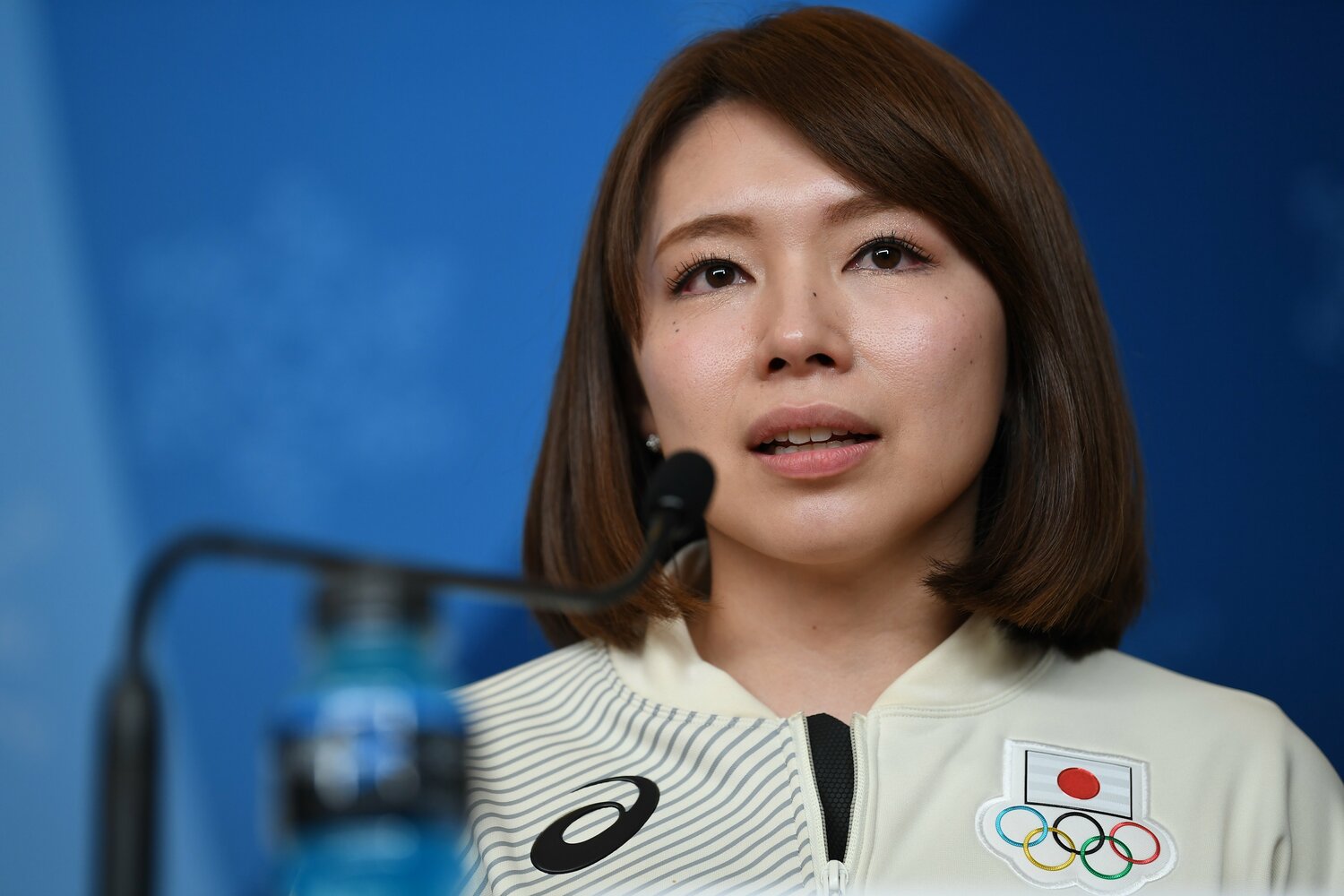 かつて「チーム青森」の一員だった本橋も、カーリングと人生の立ち位置について深みのある発言をしている　©Naoya Sanuki/JMPA