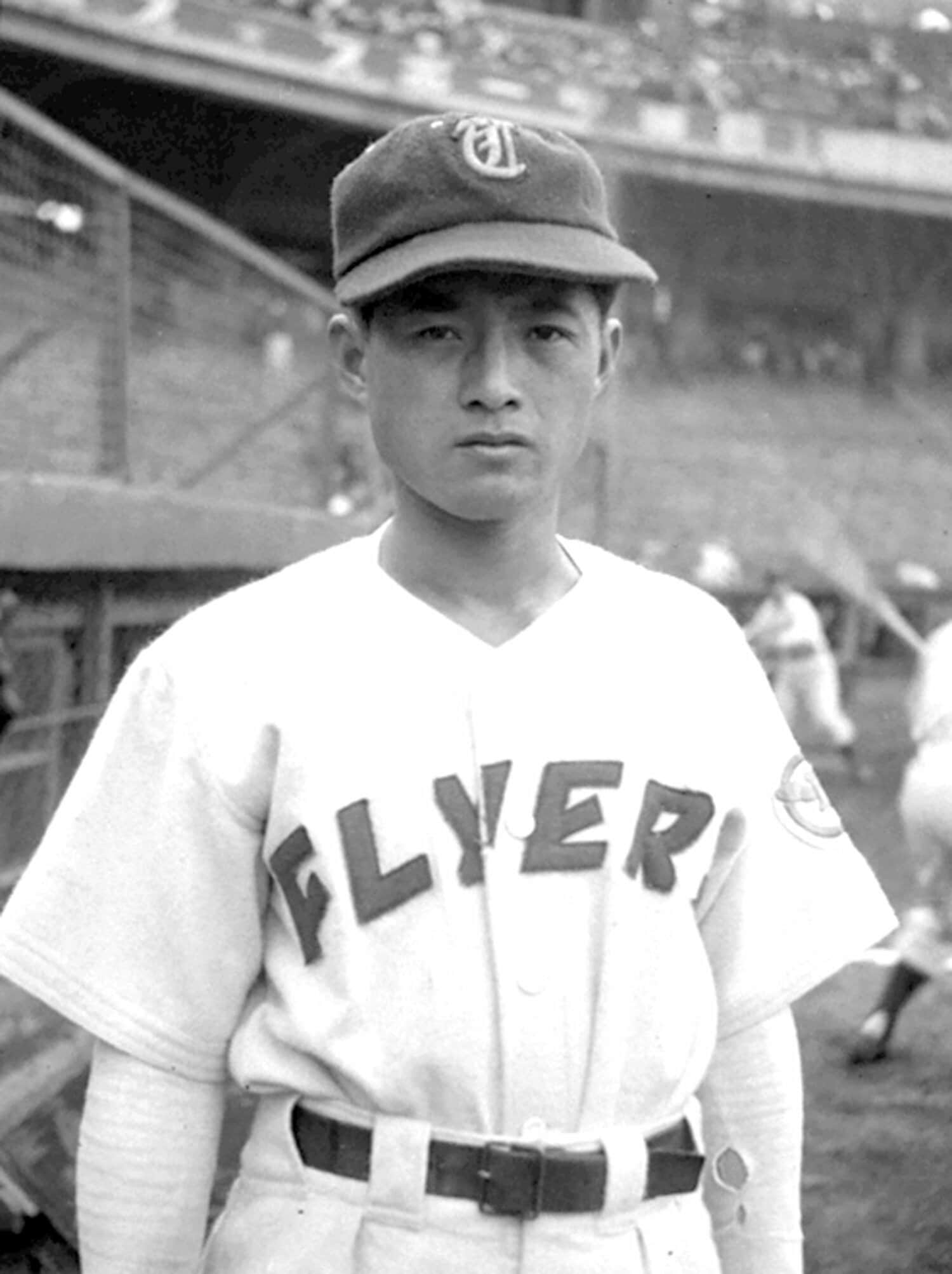 終戦後、東急フライヤーズ時代の蔦文也(1950年撮影) ©KYODO