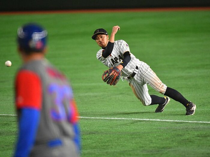 菊池、中田、青木の守備で勝った。WBC初戦、打線爆発より嬉しい事。＜Number Web＞ photograph by Hideki Sugiyama