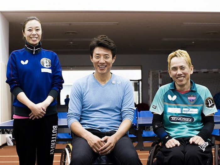 修造が訊く！ 吉田信一（パラ卓球）はなぜ人生を「ラッキー」と言えるのか？＜Number Web＞ photograph by Yuki Suenaga