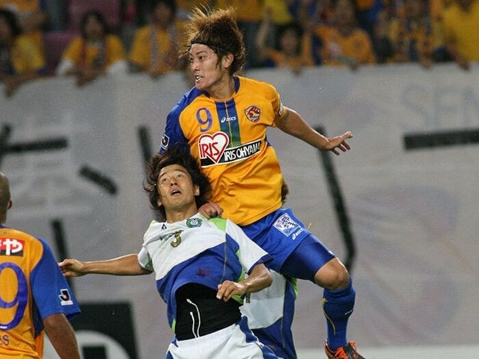 “仙台のヘリコプター”中原貴之、ユアスタの伝説と手を抜かない姿勢。＜Number Web＞ photograph by J.LEAGUE