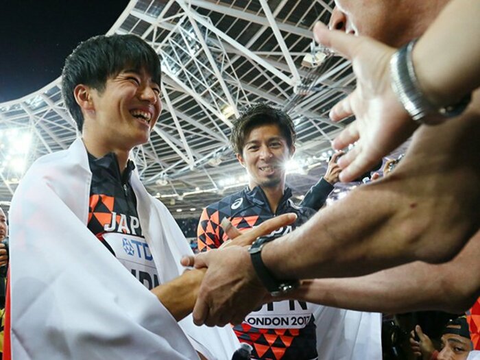 夢の実現を3年繰り上げた多田修平。走りまくって世界のメダリストに。＜Number Web＞ photograph by AFLO