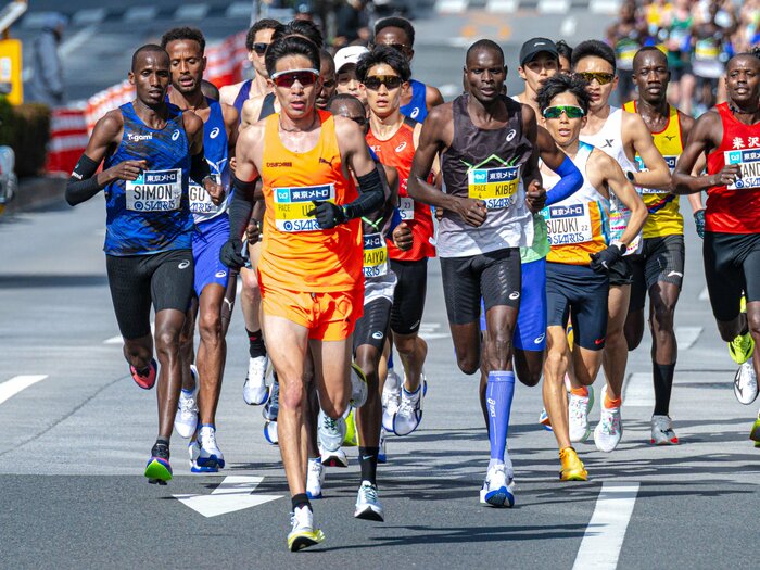 「スロー、スロー！ GO!!」東京マラソン“ペースメーカー遅すぎ問題”を当事者の上野裕一郎が説明「ケニア人同士で決めたのかわからないけど」＜Number Web＞ photograph by Takuya Sugiyama