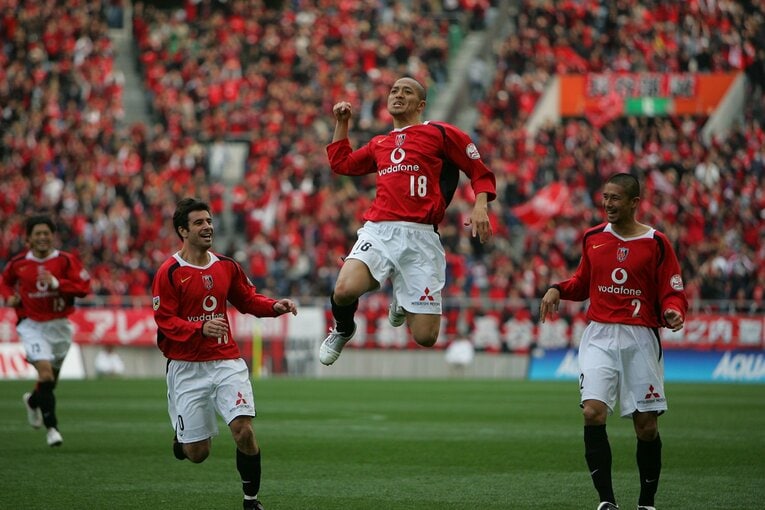 2006年に浦和レッズに復帰すると、チームのリーグ初制覇に貢献　©J.LEAGUE