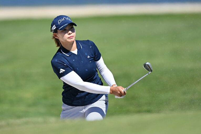 優勝争いを演じた全米女子オープンの翌週、ショップライトLPGAでは今季初のイーグルを記録　©︎Getty Images