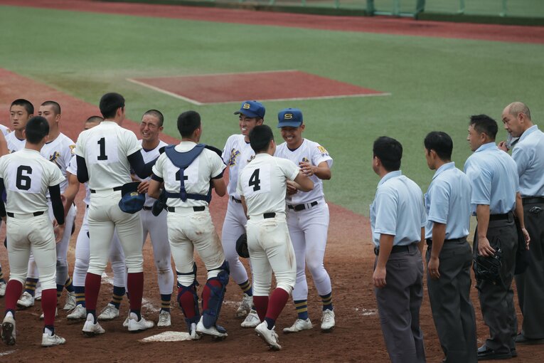 今年の国体で中学時代のチームメイト・川原嗣貴と再会（2/3）