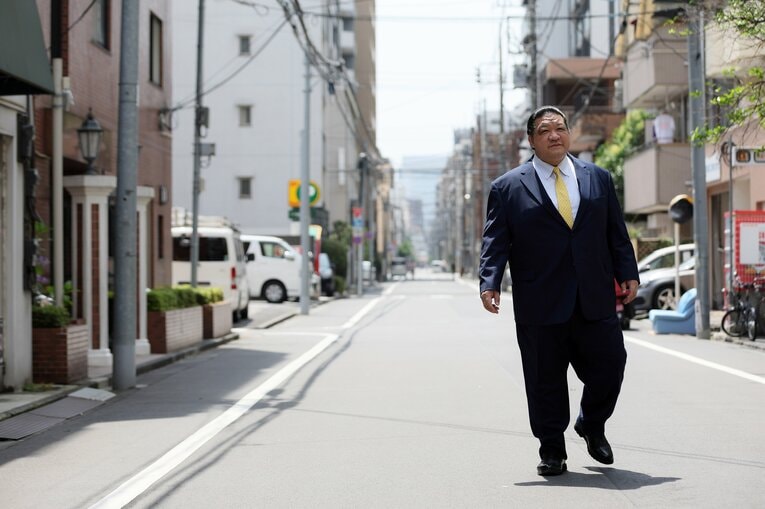 元大関・魁皇の浅香山親方　©Shigeki Yamamoto