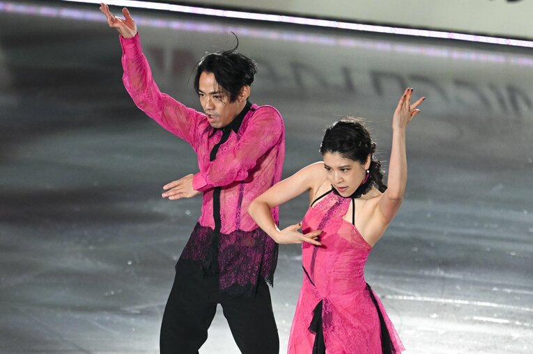 アンコールに応えて、昨季のリズムダンス（RD）曲「ソーラン節＆琴」も披露　©Asami Enomoto