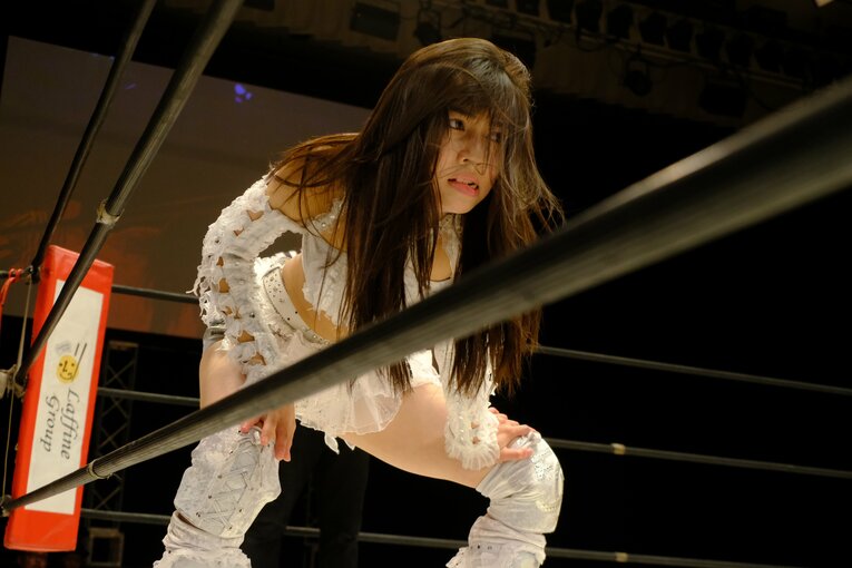 高校3年生の女子プロレスラー・心希（しんの）【スワイプするとそのほかの写真もご覧になれます】©Norihiro Hashimoto