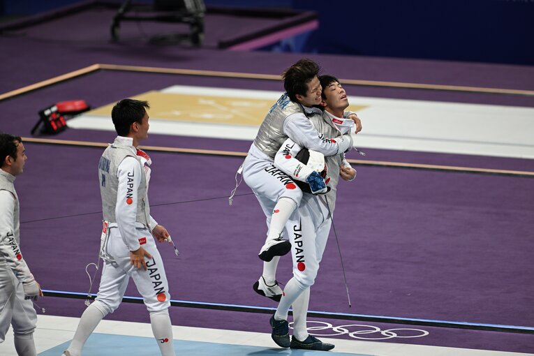 男子フルーレ団体決勝戦　©Naoya Sanuki/JMPA