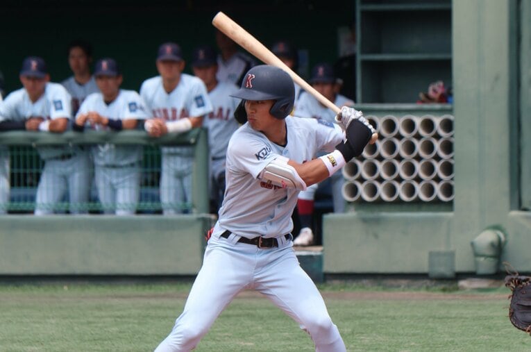 大阪桐蔭でも活躍した野間は近畿大でも1年時から主力に。最終学年の今季も活躍が期待されたのだが…？　©Fumi Sawai