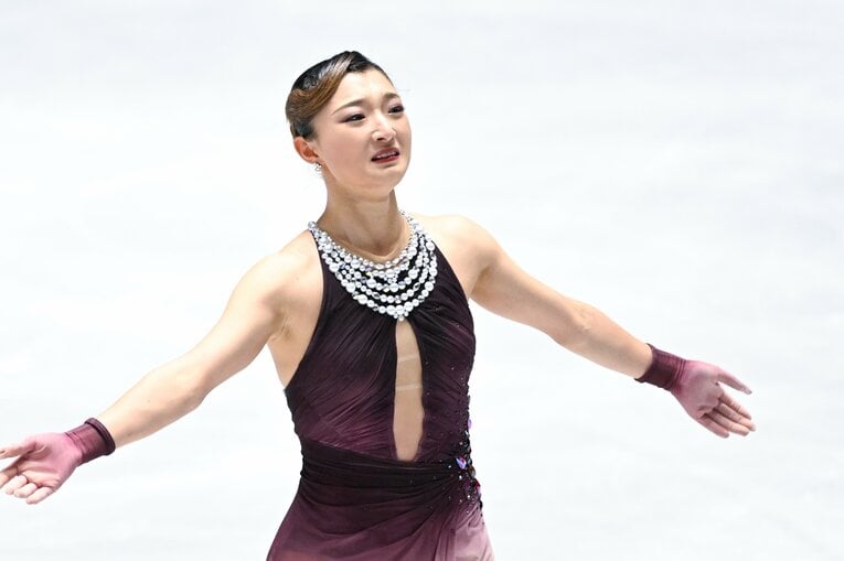 自身最後の全日本選手権で圧巻の演技を見せた坂本花織【スワイプするとそのほかの写真もご覧になれます】　©Asami Enomoto